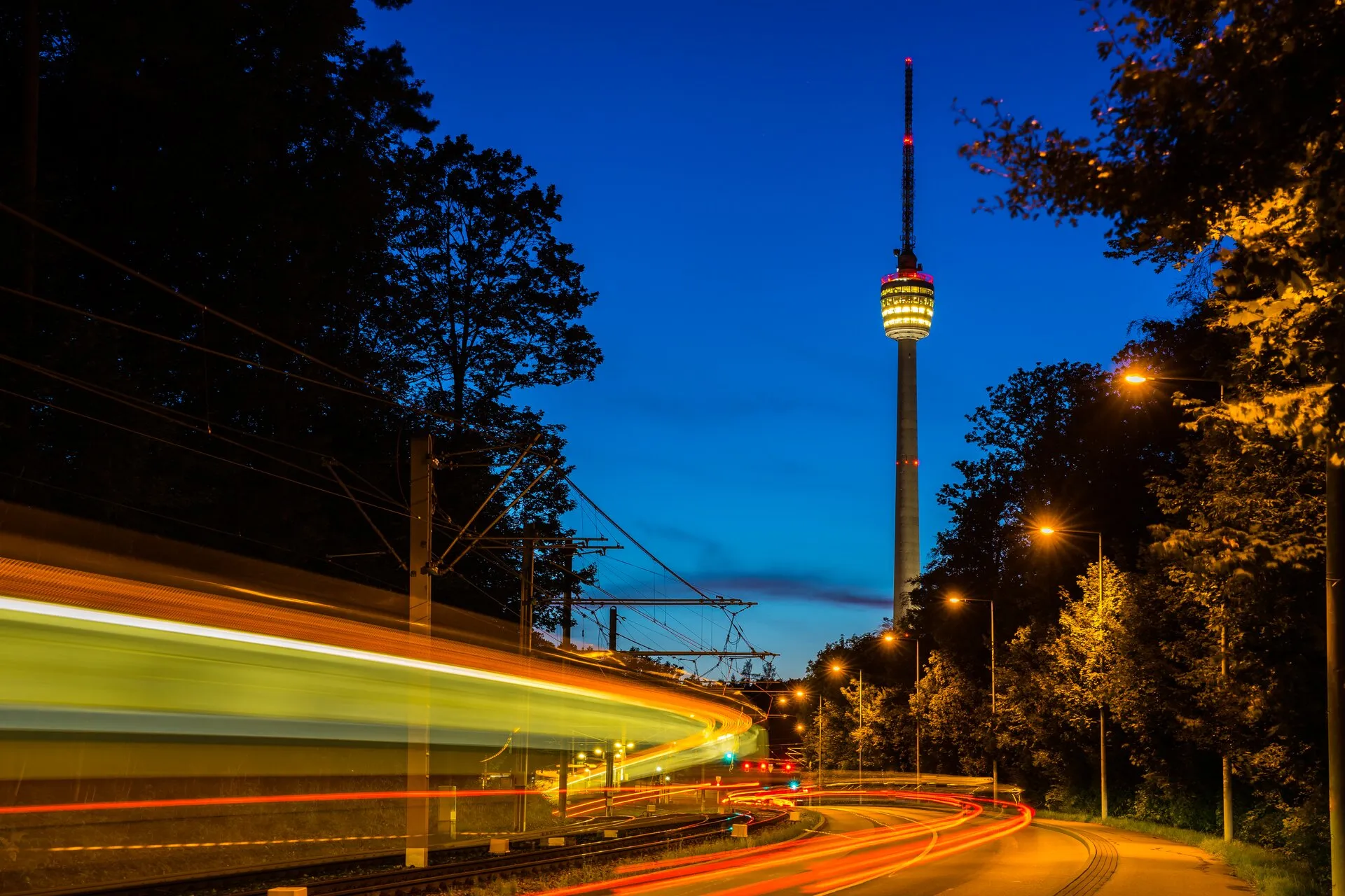 Stuttgart Skyline mit Fernsehturm